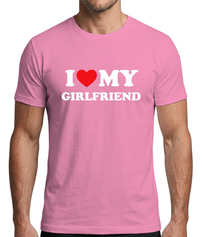 I Love My Girlfriend Graphic T-Shirt