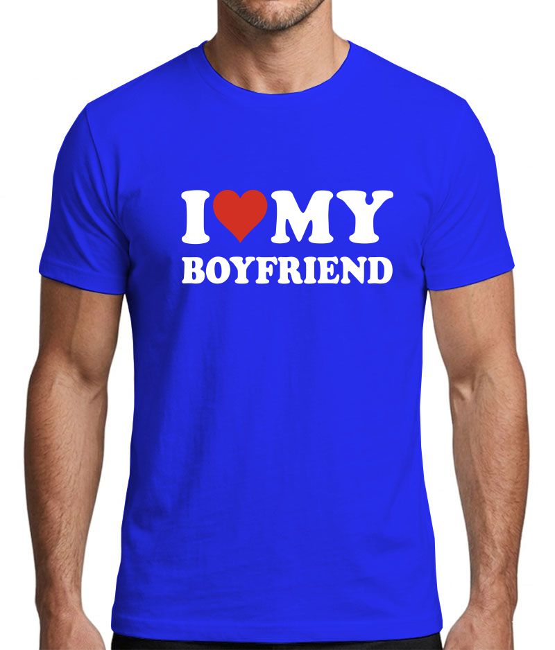 I Love My Boyfriend Graphic T-Shirt
